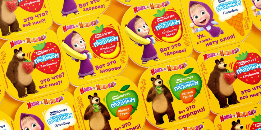 “瑪莎和熊”兒童食品包裝設(shè)計與卡通吉祥物設(shè)計-上海包裝設(shè)計公司