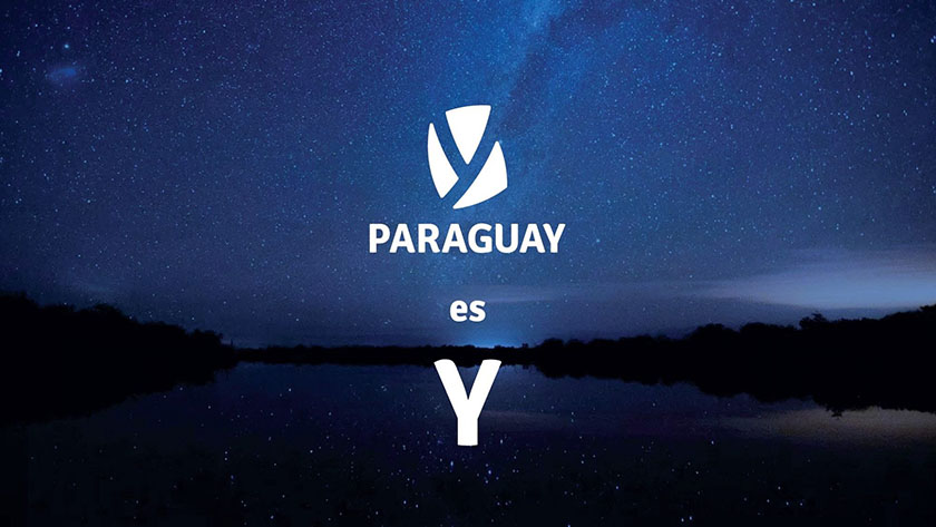 巴拉圭國家品牌簡潔logo設(shè)計，創(chuàng)意源頭是含義無窮的Y字