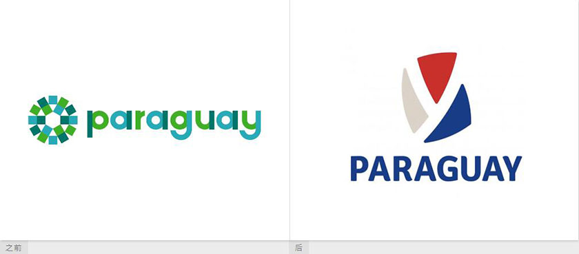 巴拉圭國家品牌簡潔logo設(shè)計，創(chuàng)意源頭是含義無窮的Y字