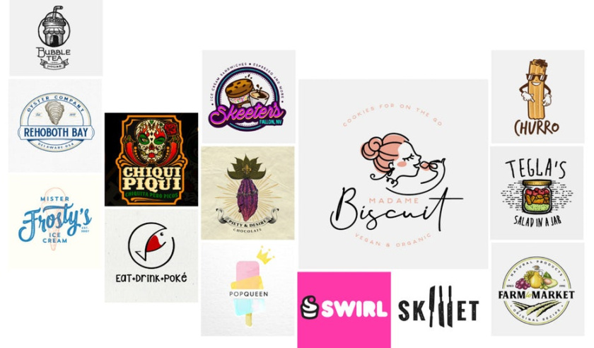 42個美味的食品食物logo設(shè)計，讓你口水直流