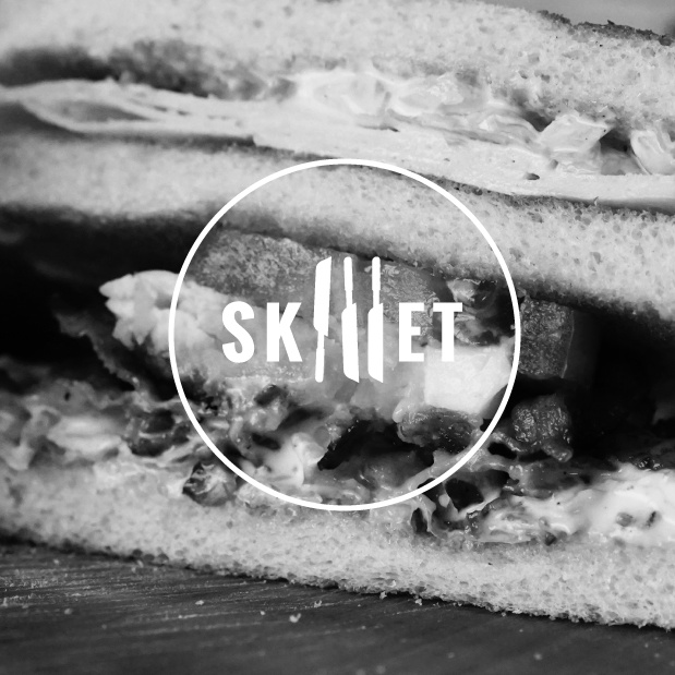 煎鍋食品卡車logo設(shè)計