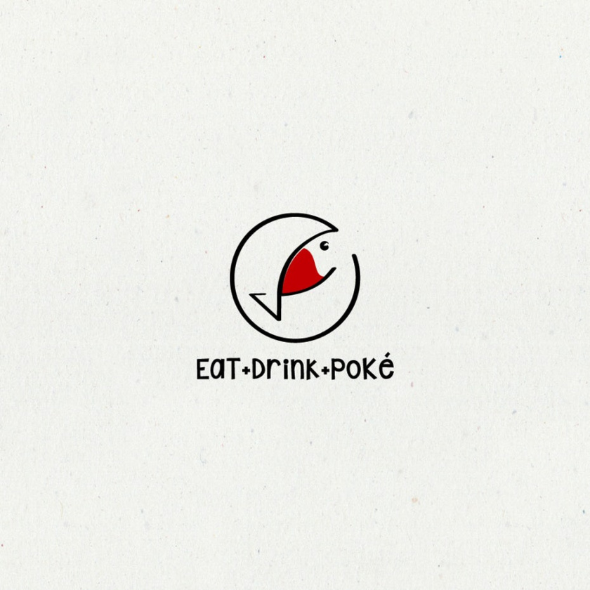 魚餐廳酒吧logo設(shè)計