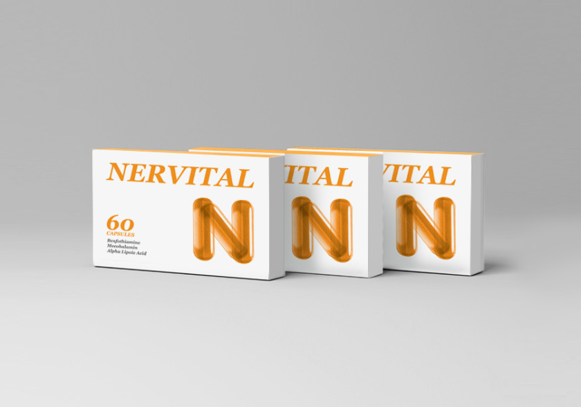 Nervital藥品包裝設(shè)計(jì)，值得借鑒的品牌符號(hào)設(shè)計(jì)