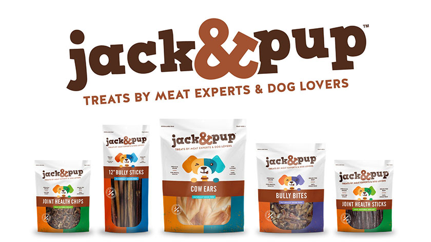 Jack＆Pup 狗糧寵物零食包裝設(shè)計“彩色吉祥物篇”