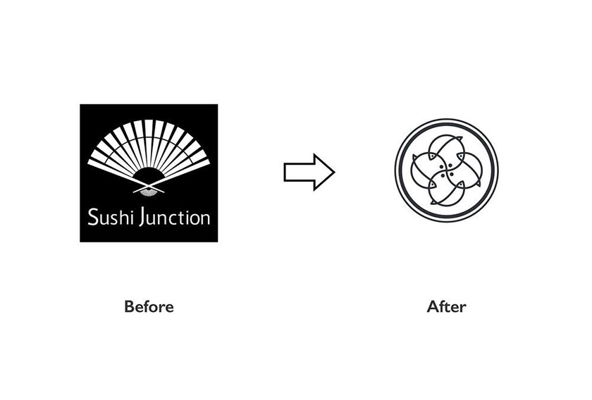 Junction壽司餐廳品牌形象設計-logo設計 Junction壽司餐廳品牌形象設計-logo設計