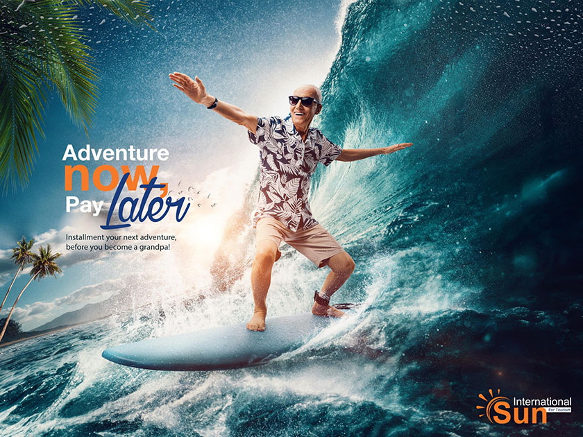 Sun International 旅游海報(bào)平面廣告設(shè)計(jì),度過(guò)不一樣的祖父時(shí)光-海洋沖浪篇 Sun International 旅游海報(bào)平面廣告設(shè)計(jì),度過(guò)不一樣的祖父時(shí)光-海洋沖浪篇