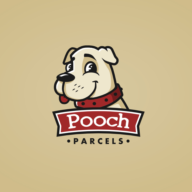 可愛動物logo設(shè)計-小狗的標(biāo)志