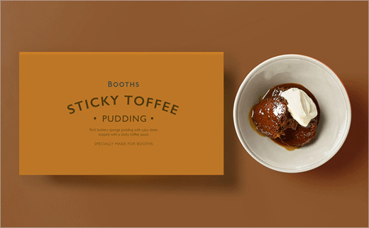 Booths蛋糕和布丁系列食品包裝設(shè)計，源自20世紀(jì)裝飾藝術(shù)靈感