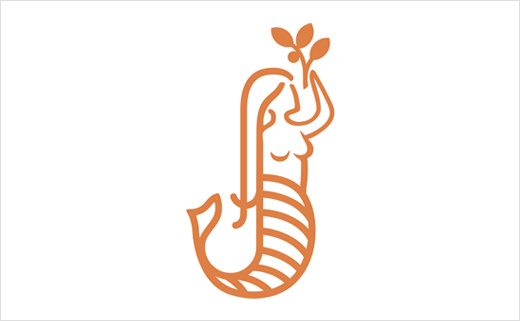 首款低泡植物混合飲料“柑橘雪碧“品牌logo設(shè)計(jì)”美人魚(yú)“篇