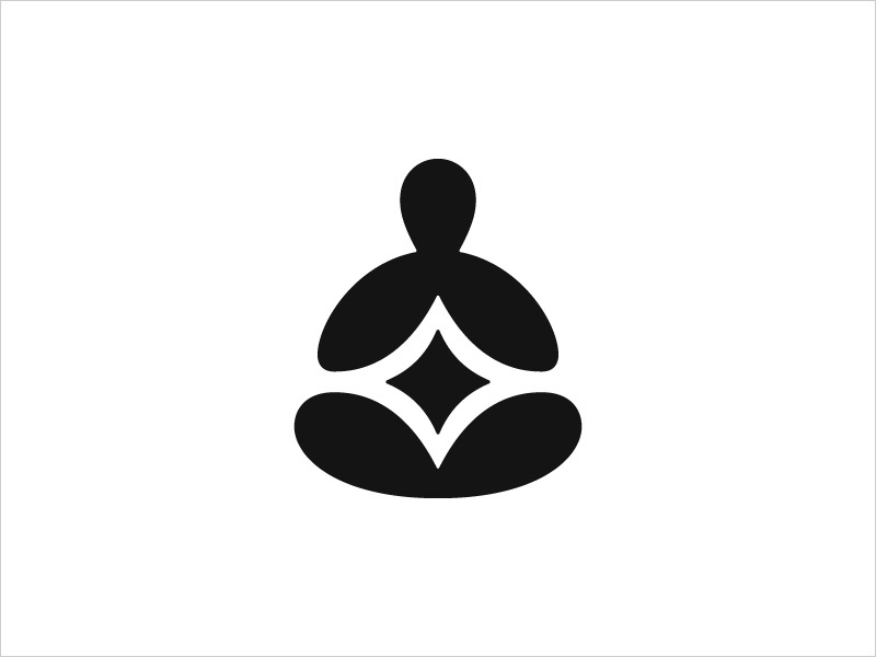 瑜伽創(chuàng)意logo設(shè)計(jì)