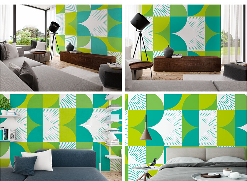 Regional house 房產中介品牌視覺形象vi設計,充滿活力的幾何色塊風格 Regional house 房產中介品牌視覺形象vi設計,充滿活力的幾何色塊風格