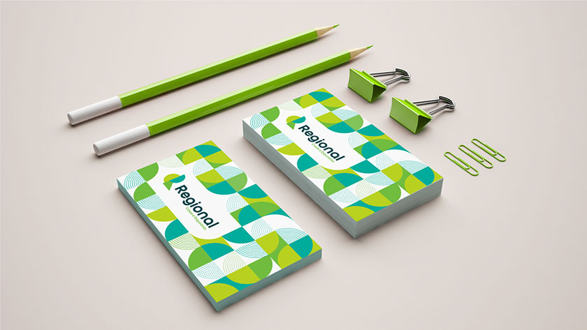 Regional house 房產中介品牌視覺形象vi設計,充滿活力的幾何色塊風格 Regional house 房產中介品牌視覺形象vi設計,充滿活力的幾何色塊風格