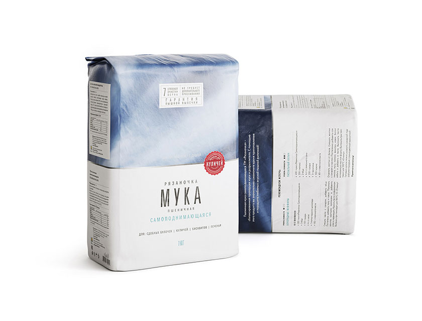 俄羅斯面粉包裝設(shè)計，承載大自然的精華