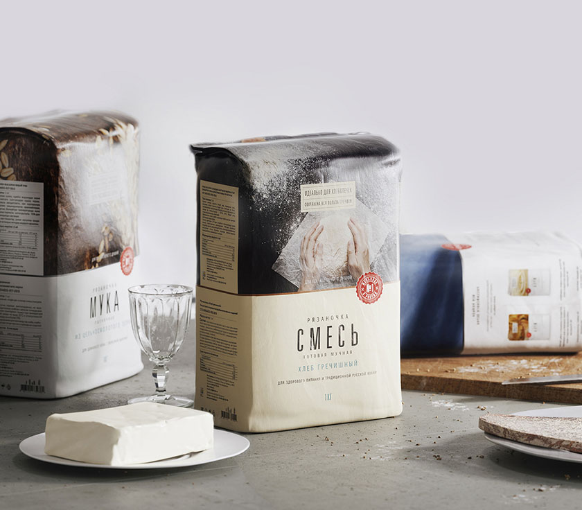 俄羅斯面粉包裝設(shè)計，承載大自然的精華