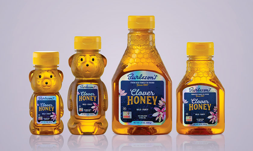 Burleson''''''''''''''''s Honey 蜂蜜 產(chǎn)品包裝設(shè)計(jì)