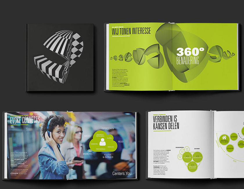 EVOKE 招聘平臺網(wǎng)站品牌視覺形象設(shè)計-畫冊設(shè)計