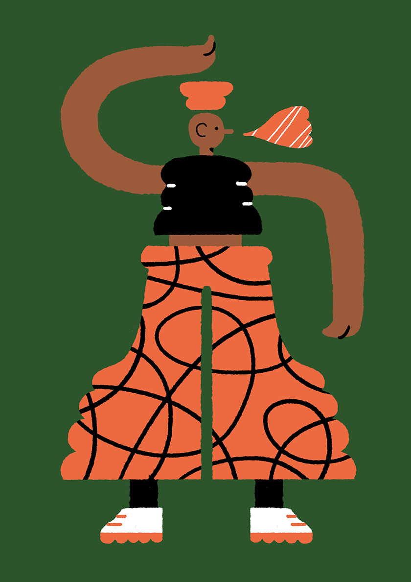 一組驚艷值超高的的插畫設計