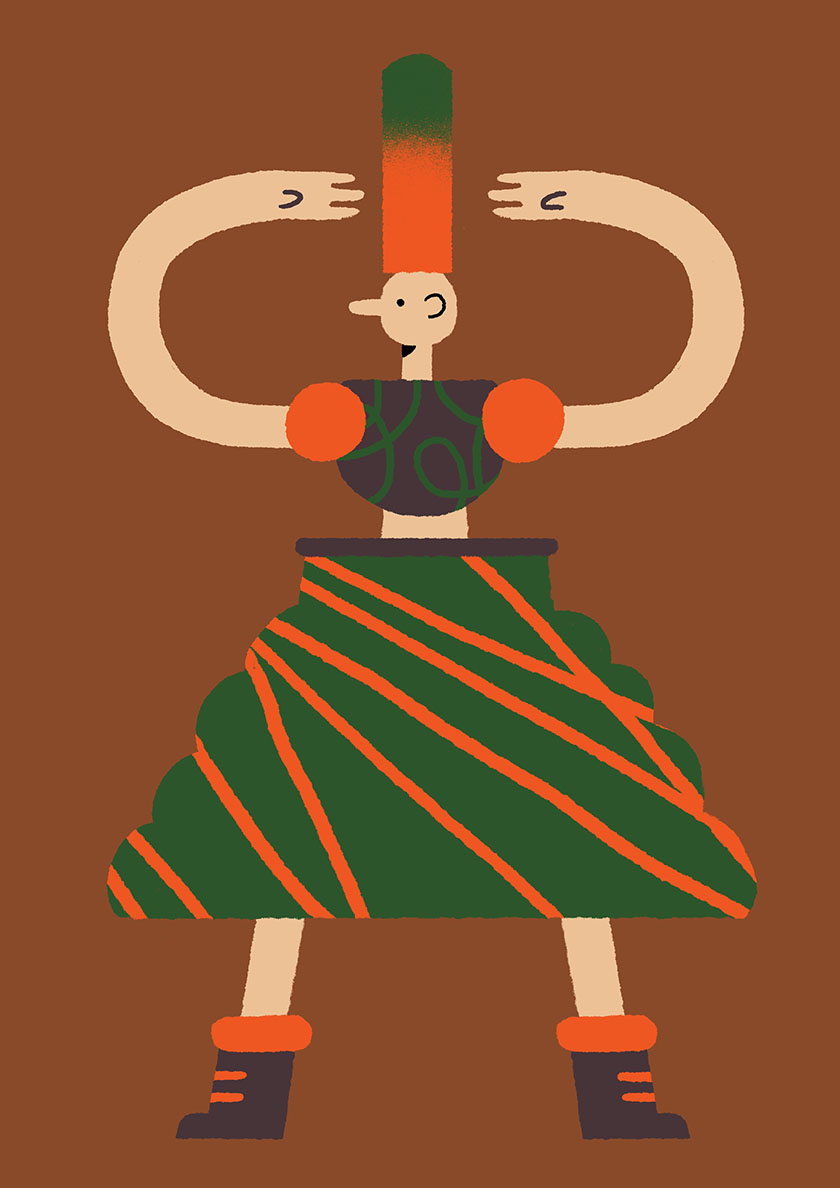 一組驚艷值超高的的插畫設計