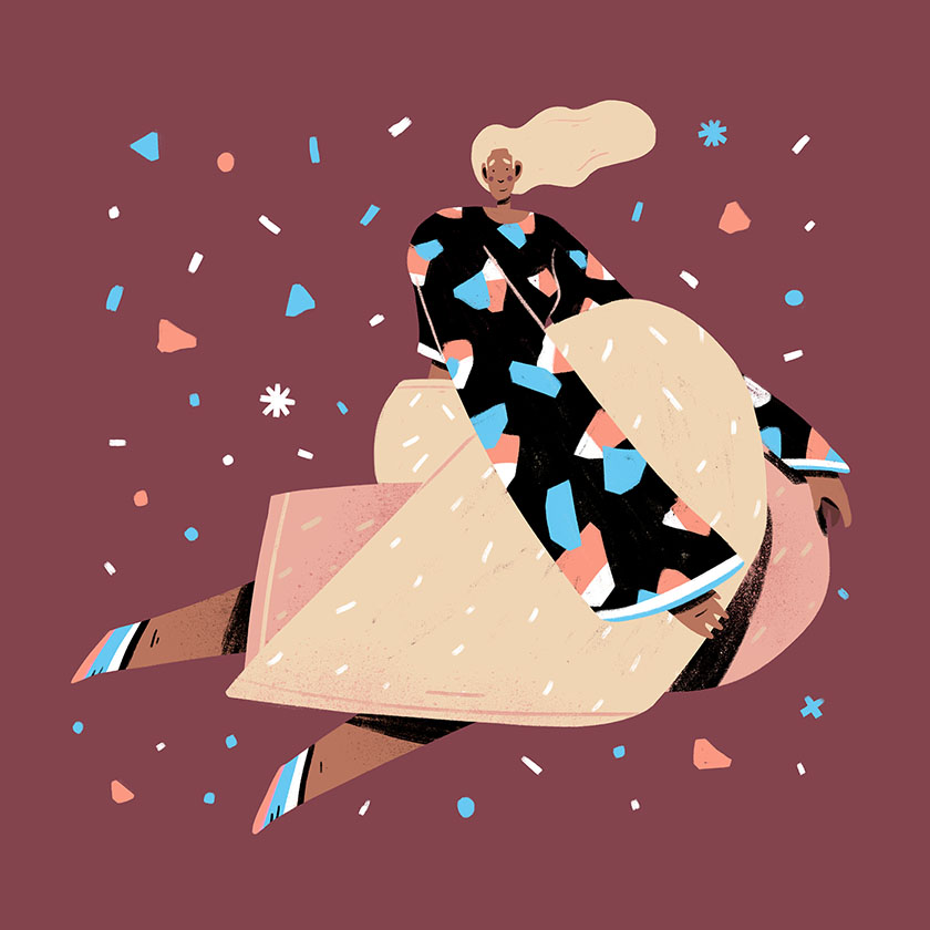 一組驚艷值超高的的插畫設計