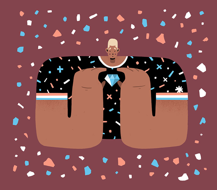 一組驚艷值超高的的插畫設計