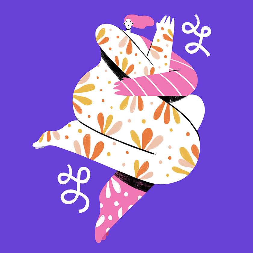 一組驚艷值超高的的插畫設計