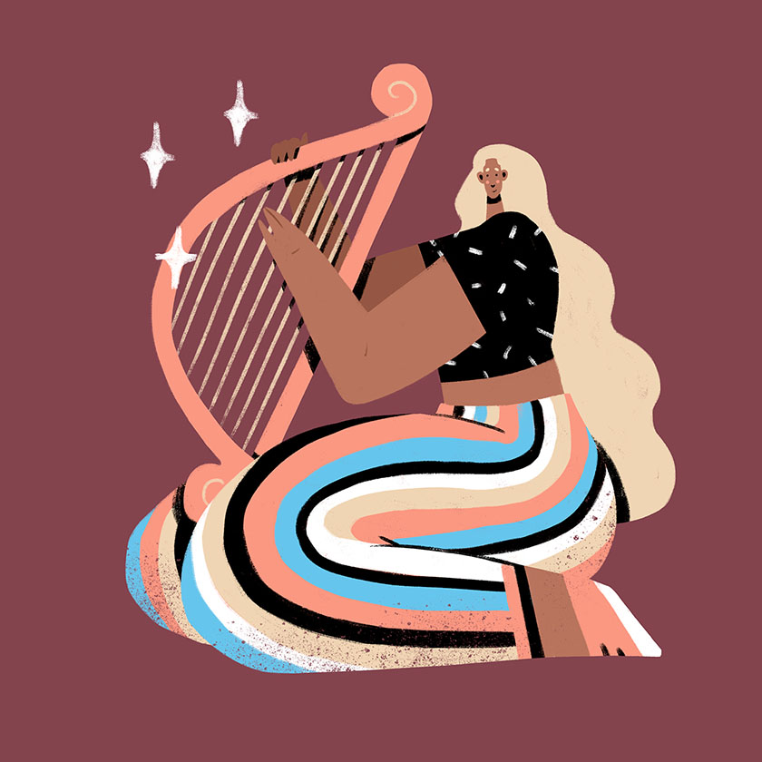 一組驚艷值超高的的插畫設計