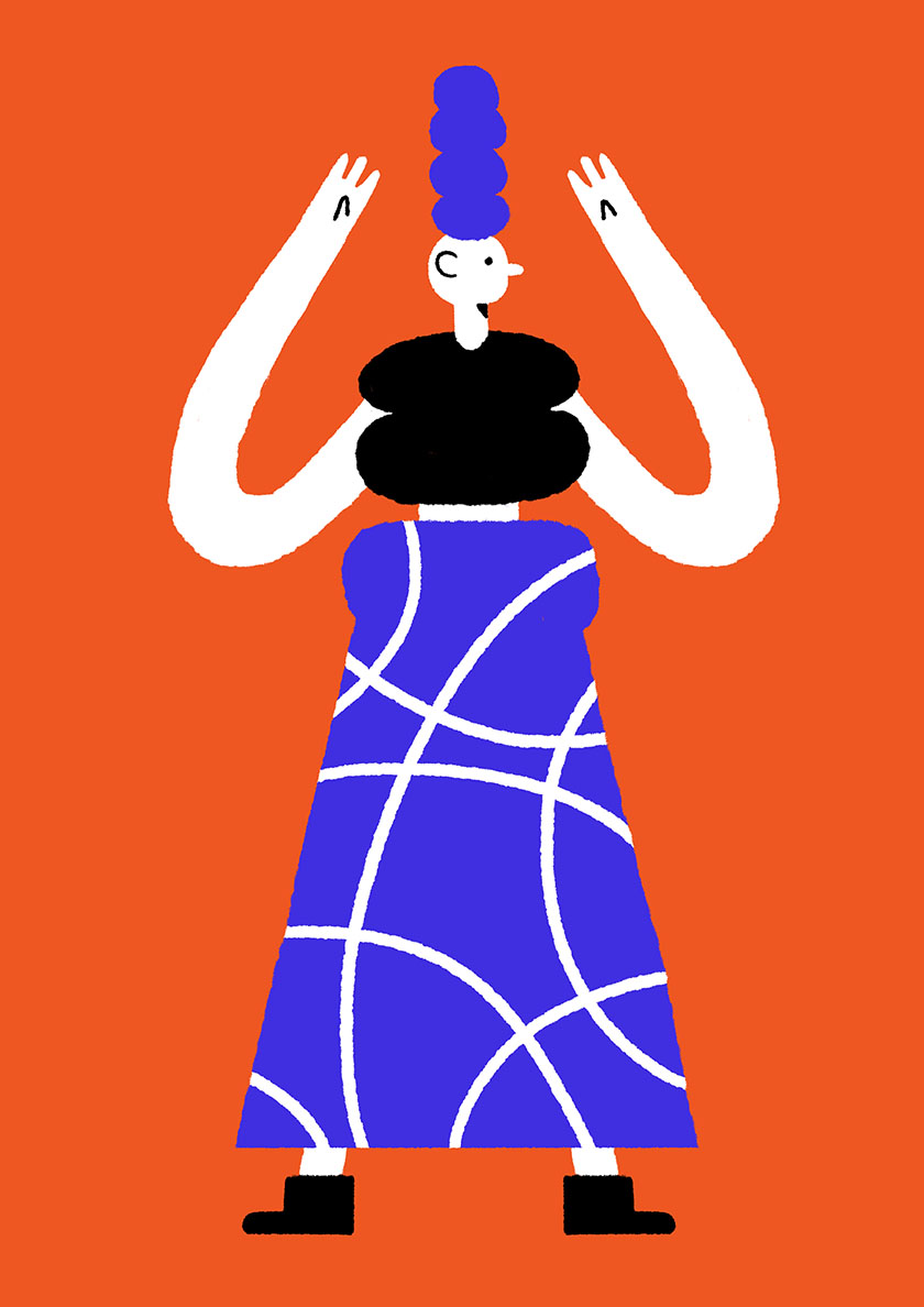 一組驚艷值超高的的插畫設計