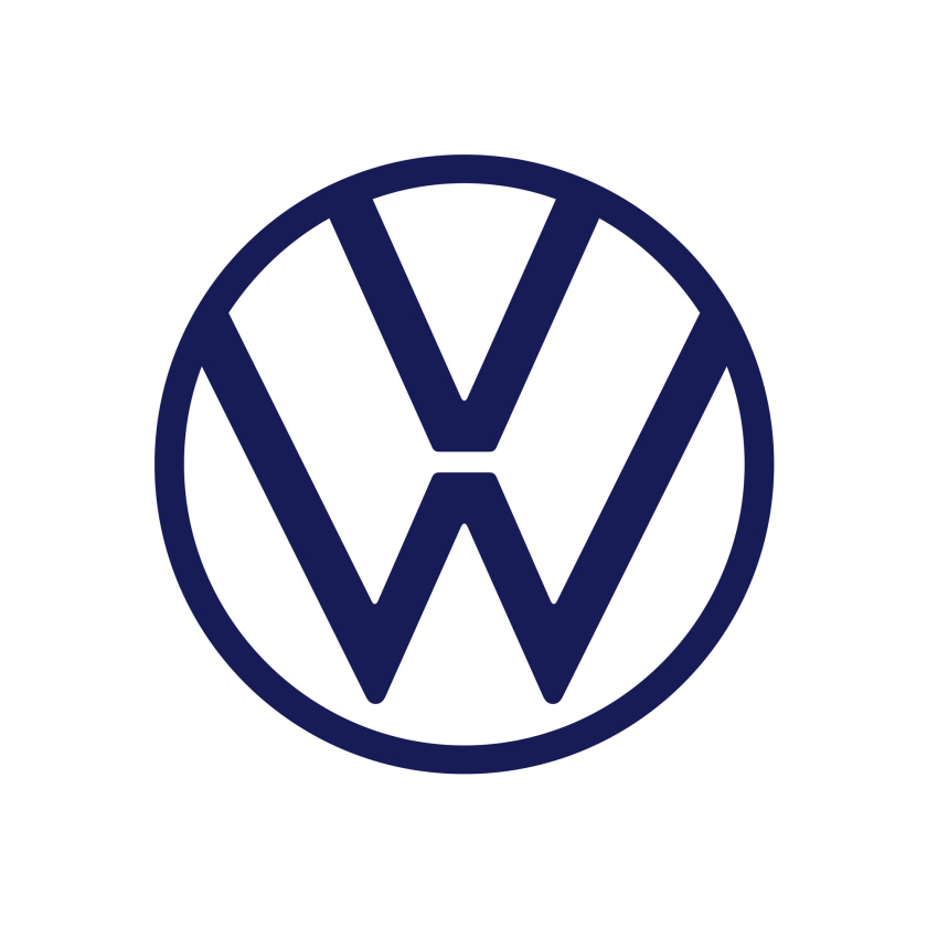 大眾汽車扁平簡約風新logo設計 大眾汽車扁平簡約風新logo設計