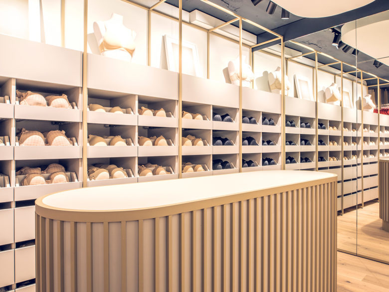 Beldona女士?jī)?nèi)衣品牌連鎖店鋪si空間設(shè)計(jì)，一個(gè)自然溫暖的環(huán)境