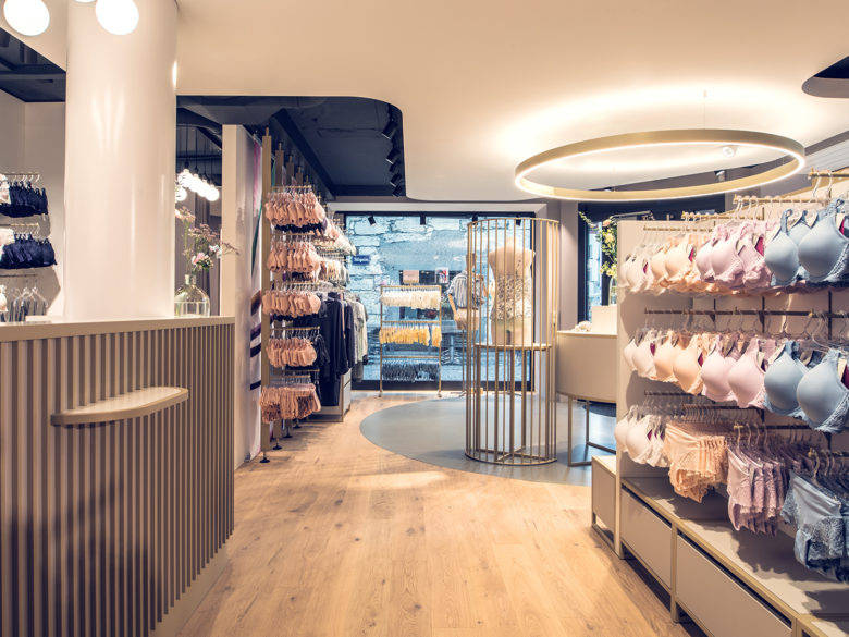 Beldona女士?jī)?nèi)衣品牌連鎖店鋪si空間設(shè)計(jì)，一個(gè)自然溫暖的環(huán)境