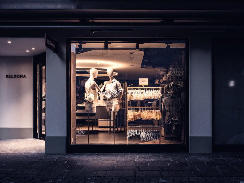 Beldona女士?jī)?nèi)衣品牌連鎖店鋪si空間設(shè)計(jì)，一個(gè)自然溫暖的環(huán)境