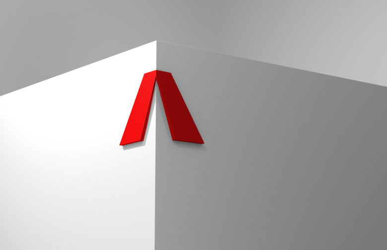 ANGIA房地產(chǎn)投資公司logo/VI設(shè)計(jì)，源自建筑的向上運(yùn)動(dòng)風(fēng)格