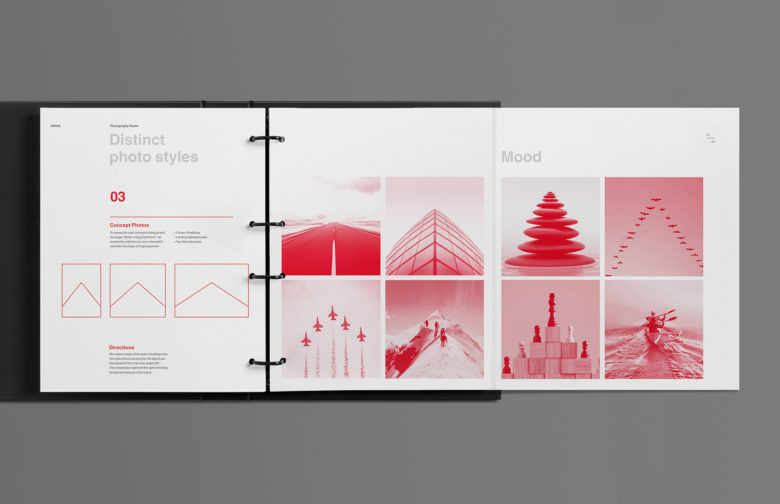 ANGIA房地產(chǎn)投資公司logo/VI設(shè)計(jì)，源自建筑的向上運(yùn)動(dòng)風(fēng)格