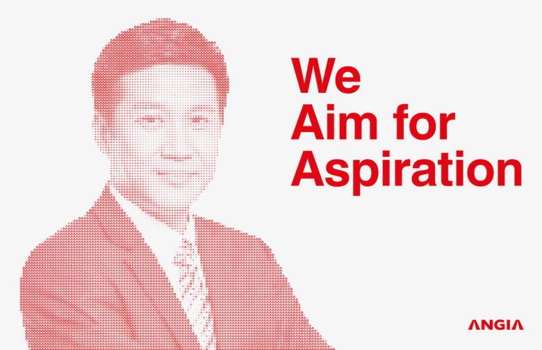 ANGIA房地產(chǎn)投資公司logo/VI設(shè)計(jì)，源自建筑的向上運(yùn)動(dòng)風(fēng)格