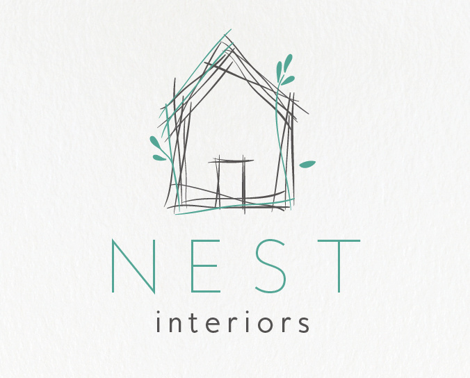 Nest Interiors徽標logo設(shè)計