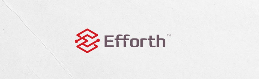 高效，專注的咨詢logo設(shè)計-一條由多次彎曲而成的線組成的幾何徽標