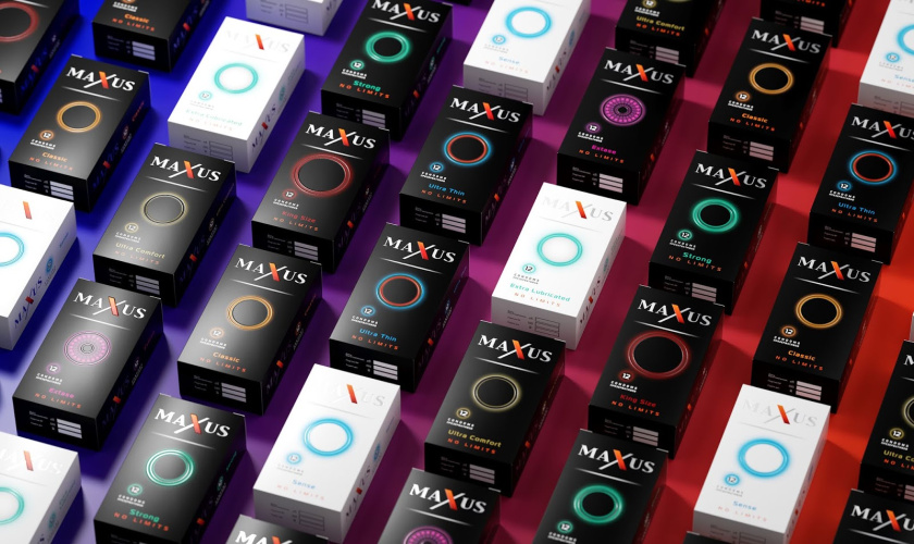 MAXUS安全套包裝設(shè)計(jì)“行星”元素