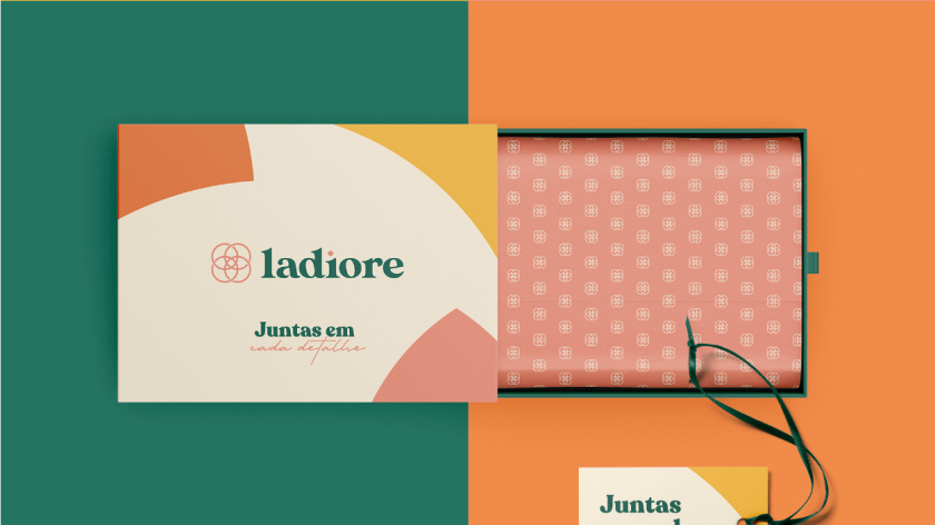 ladiore 女性時(shí)尚品牌logo設(shè)計(jì)與視覺(jué)識(shí)別vi設(shè)計(jì)，源自四個(gè)象征