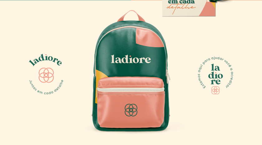 ladiore 女性時(shí)尚品牌logo設(shè)計(jì)與視覺(jué)識(shí)別vi設(shè)計(jì)，源自四個(gè)象征