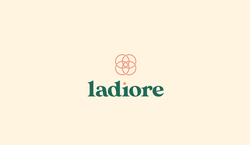 ladiore 女性時(shí)尚品牌logo設(shè)計(jì)與視覺(jué)識(shí)別vi設(shè)計(jì)，源自四個(gè)象征
