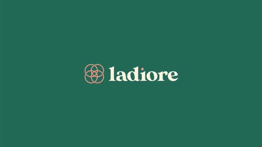 ladiore 女性時(shí)尚品牌logo設(shè)計(jì)與視覺(jué)識(shí)別vi設(shè)計(jì)，源自四個(gè)象征
