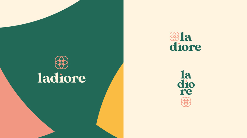 ladiore 女性時(shí)尚品牌logo設(shè)計(jì)與視覺(jué)識(shí)別vi設(shè)計(jì)，源自四個(gè)象征