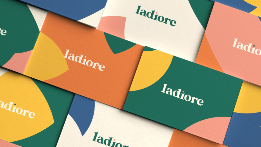 ladiore 女性時(shí)尚品牌logo設(shè)計(jì)與視覺(jué)識(shí)別vi設(shè)計(jì)，源自四個(gè)象征