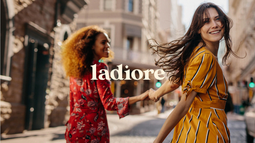 ladiore 女性時(shí)尚品牌logo設(shè)計(jì)與視覺(jué)識(shí)別vi設(shè)計(jì)，源自四個(gè)象征