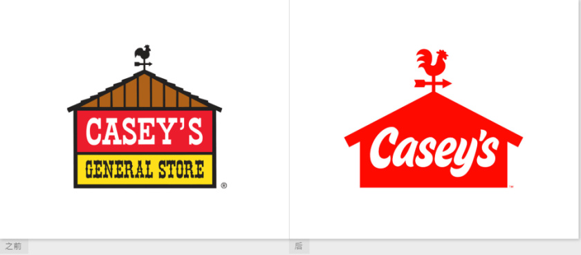 Casey便利店與比薩連鎖店logo設(shè)計(jì)品牌形象vi設(shè)計(jì),公雞風(fēng)標(biāo)+房屋谷倉造型 Casey便利店與比薩連鎖店logo設(shè)計(jì)品牌形象vi設(shè)計(jì),公雞風(fēng)標(biāo)+房屋谷倉造型