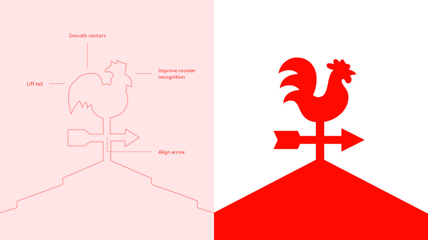 Casey便利店與比薩連鎖店logo設(shè)計(jì)品牌形象vi設(shè)計(jì),公雞風(fēng)標(biāo)+房屋谷倉造型 Casey便利店與比薩連鎖店logo設(shè)計(jì)品牌形象vi設(shè)計(jì),公雞風(fēng)標(biāo)+房屋谷倉造型