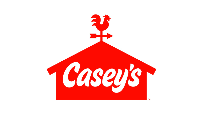 Casey便利店與比薩連鎖店logo設(shè)計(jì)品牌形象vi設(shè)計(jì)，公雞風(fēng)標(biāo)+房屋谷倉(cāng)造型
