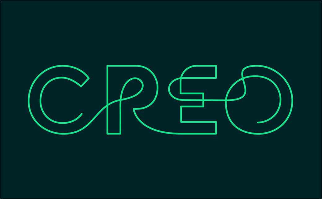 大麻成分健康品牌Creo線條logo設計、圖標設計與主形象畫面設計 大麻成分健康品牌Creo線條logo設計、圖標設計與主形象畫面設計