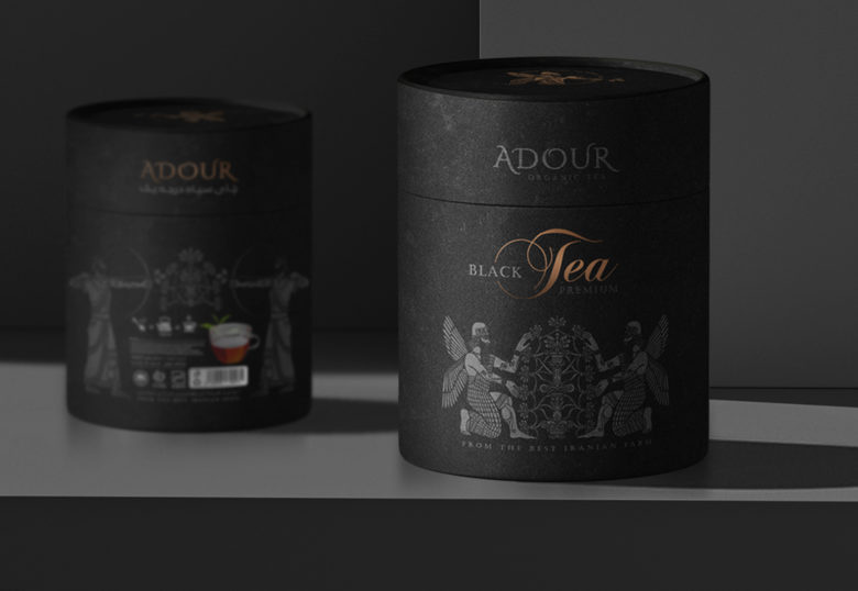 黑色風格Adour伊朗紅茶包裝設(shè)計,波斯第一帝國士兵插畫設(shè)計 黑色風格Adour伊朗紅茶包裝設(shè)計,波斯第一帝國士兵插畫設(shè)計