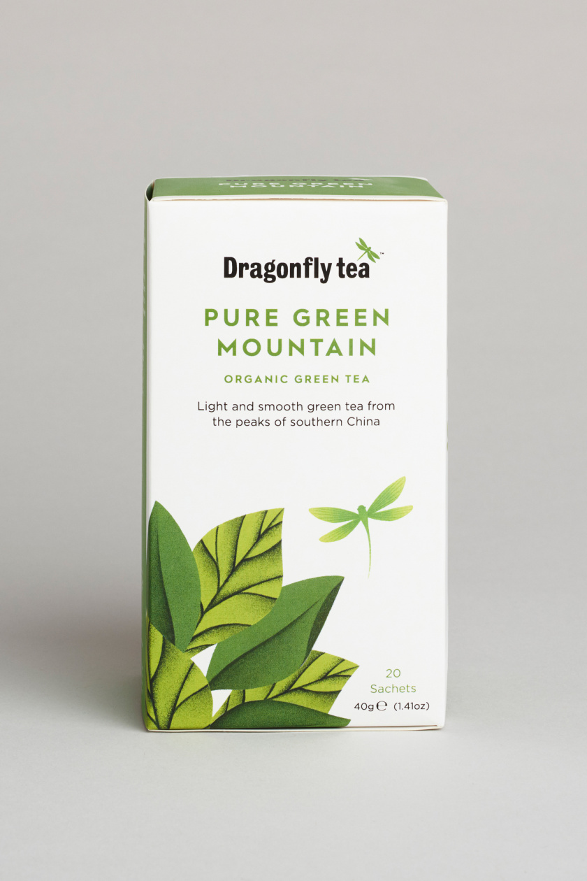 蜻蜓茶品牌茶葉包裝設(shè)計“植物插畫篇”-上海包裝設(shè)計公司